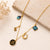 Golden Energy Charms Necklace