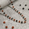 Silver Plated Divya Rudraksha Karungali Mala