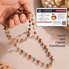 Silver Plated Rudraksha Vel Mala