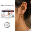 5 Mukhi Rudraksha Hoop Earrings - Pack of 2 Pairs