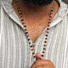Silver Plated Divya Rudraksha Karungali Mala