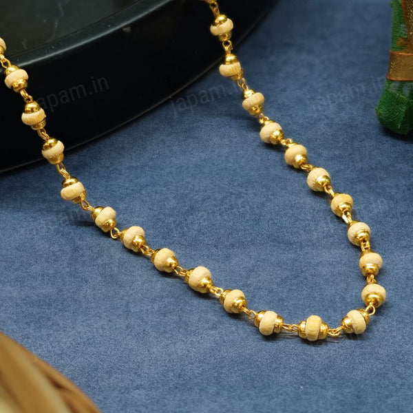 Gold Plated Tulsi Mala