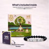 Clear Quartz Zodiac Band – Cancer (कर्क राशि)