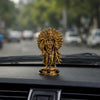 Gold Plated Lord Murugan Idol for Car Dashboard