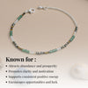 Money Magnet Anklet with Pyrite, Tiger Eye, Citrine & Aventurine Beads