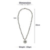 Silver Plated Karungali Sudarshan Chakra Mala