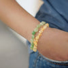 Infinite Luck Combo - Citrine & Aventurine Bands