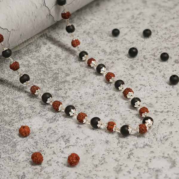 Rudraksha Karungali Fusion Mala Combo