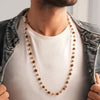 Gold Plated Rudraksha Vel Mala