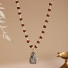 Silver Rudraksha Mala with Somnath Ji Pendant