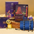 Silver Plated Bhaiya Bhabhi Karungali Ki Rakhi - Complete Rakhi Hamper