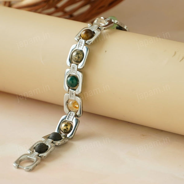 Silver Plated Essential Dhanlabh Bracelet
