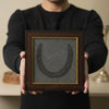 Horse Shoe Pyrite Frame for Vaastu