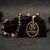 Gold Plated Karungali Om Namah Shivay Necklace