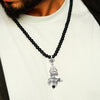 Karungali Mala with Trishool Nandi Pendant