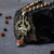 Silver Plated Rudraksha & Karungali Mala with Trishul Pendant