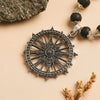 Silver Plated Karungali Sudarshan Chakra Mala