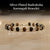 Silver Plated Rudraksha Karungali Bracelet