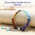 Seven Chakra Double Tie-Up Bracelet