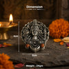 Silver Plated Rudra Roop Shiva Brooch