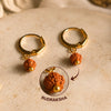 5 Mukhi Rudraksha Hoop Earrings - Pack of 2 Pairs