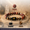 Red Jasper & Tiger Eye Zodiac Band for Aries (मेष राशि)