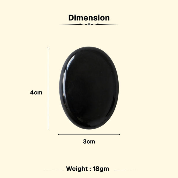 Black Obsidian Worry Stone