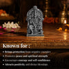 Silver Plated Panchmukhi Hanuman Ji Idol for Car Dashboard