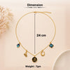 Golden Energy Charms Necklace
