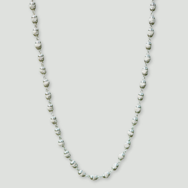 Silver Plated Tulsi Mala