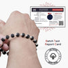 Silver Plated Karungali Beads Ki Rakhi - Complete Rakhi Hamper