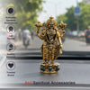 Gold Plated Lord Vishnu Idol for Car Dashboard