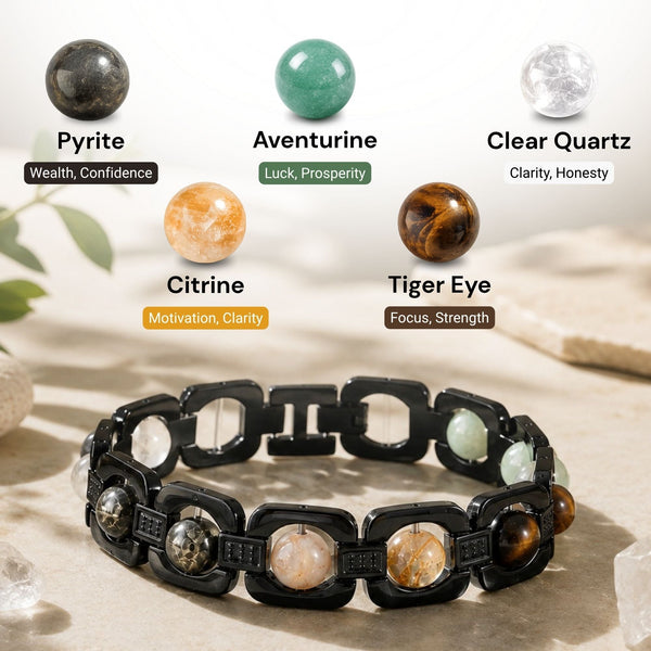 Midnight Black Essential Dhanlabh Bracelet