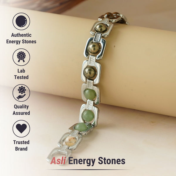 Silver Plated Essential Money Magnet Bracelet