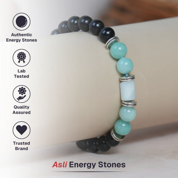 Amazonite Zodiac Band – Virgo (कन्या राशि)