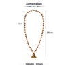 Gold Plated Adiyogi Rudraksha Mala