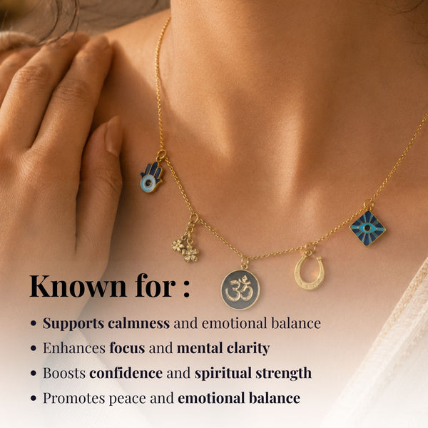 Golden Energy Charms Necklace