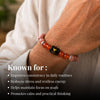 Sunstone & Carnelian Zodiac Band for Taurus (वृषभ राशि)