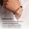 Red Agate Zodiac Band – Scorpio (वृश्चिक राशि)