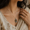 Tiger Eye Hamsa Hand Necklace