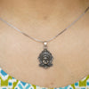 Oxi Silver Bhavani Durga Necklace