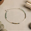 Silver Plated Dhanlabh Bracelet + Anklet Combo