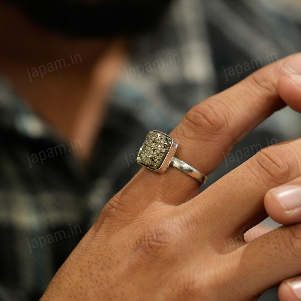 Raw Pyrite Abundance Ring