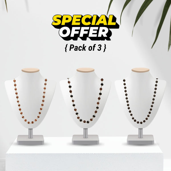 Rudraksha Karungali Fusion Mala Combo